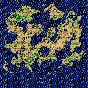 梦幻之星4-蒙塔比亚世界地图